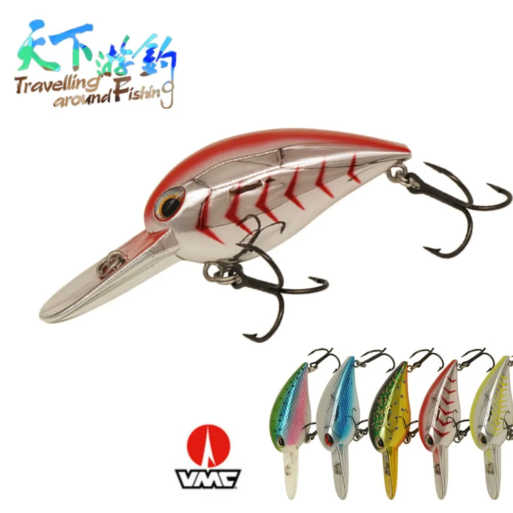 TAF Crank Bait 6,5 см 20 г рыболовные приманки плавающие 3-5 м Crankbait VMC крюк Isca искусственные ABS приманки из твердого пластика для ловли карпа