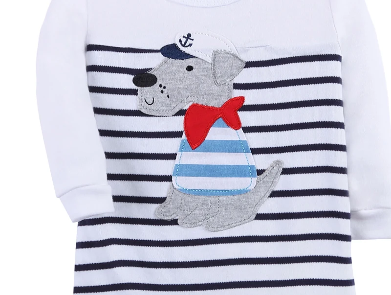 Комбинезоны детские для мальчиков комплект детской одежды боди с милым рисунком