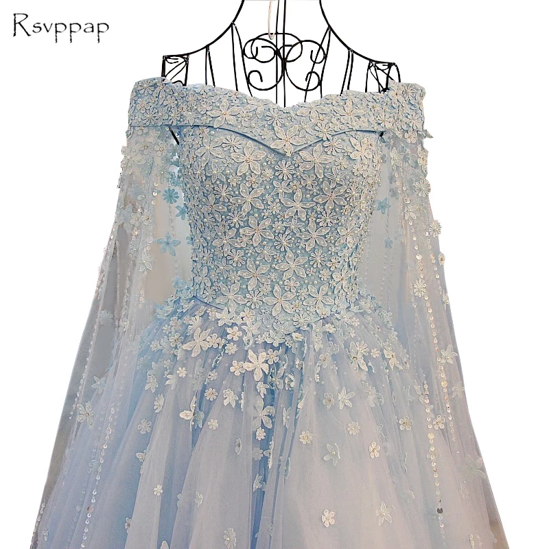 Длинное вечернее платье 2021 бальное Кепки без рукавов вышитое бисером ручной