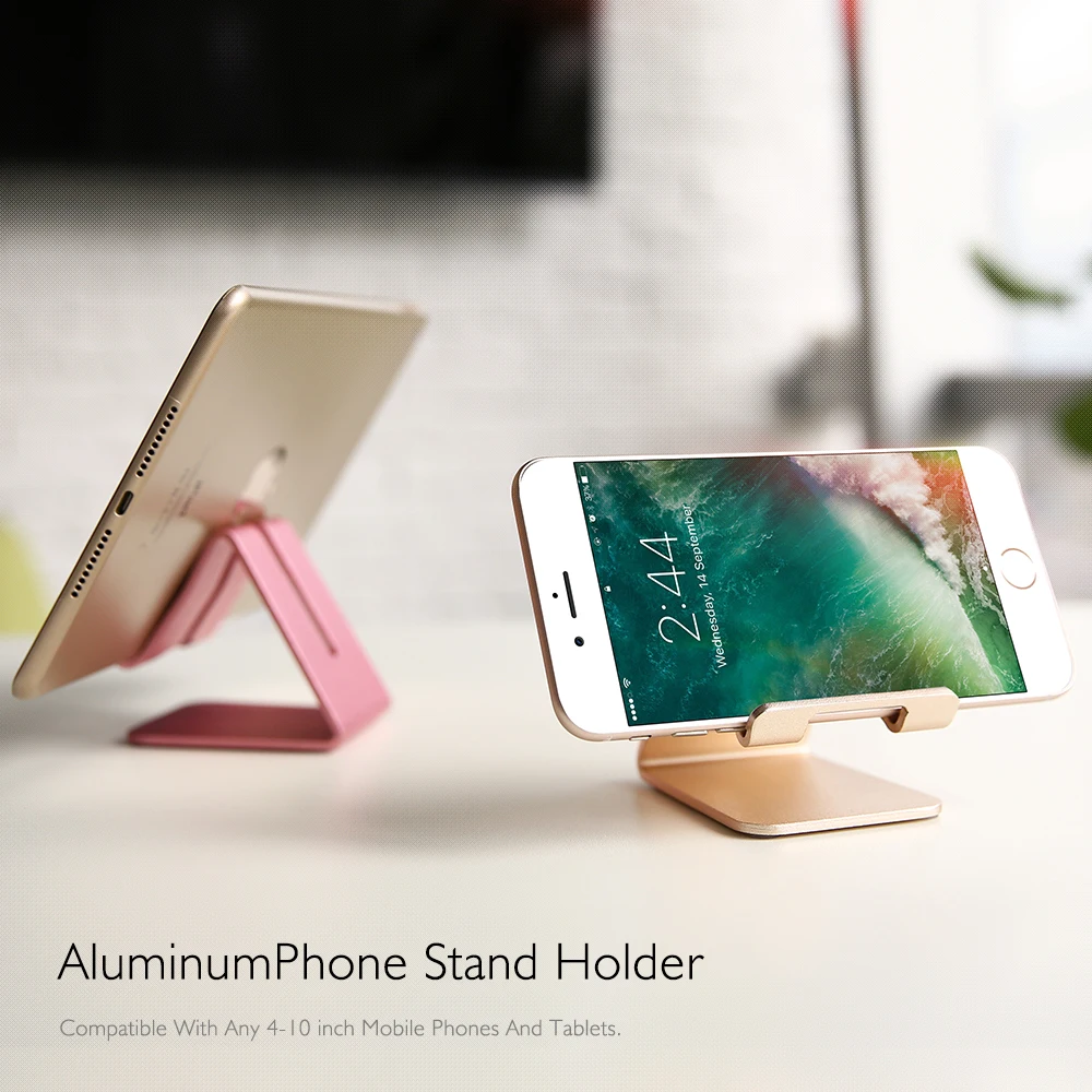 Универсальный алюминиевый металлический держатель-подставка для iPhone X 6 6s 7 8