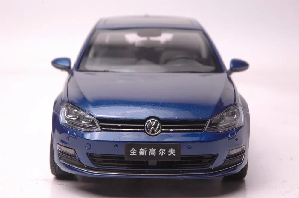 1:18 литья под давлением модель для Volkswagen VW Golf 7 синий сплав игрушечный автомобиль миниатюрная коллекция подарки MK7