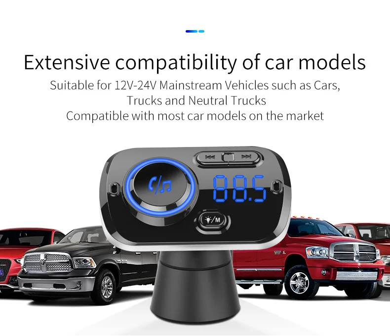 FLAC музыкальный Автомобильный mp3 плеер 3,5 мм AUX аудио приемник Поддержка TF flash Play Bluetooth 5,0 беспроводной fm-модулятор подключение 2 телефона