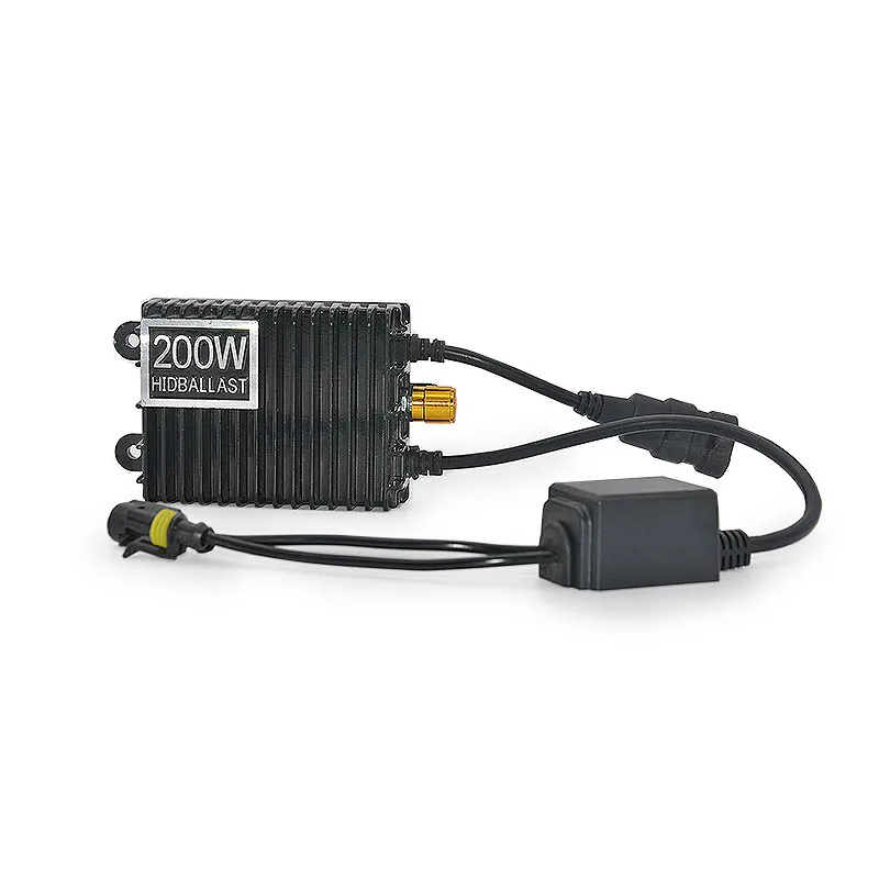 TPTOB 2 шт. 200 вт для HID Bi Xenon тонкий цифровой сменный Балласт реактор светильник для H1 H3 H7 9006 - Цвет: Темно-серый