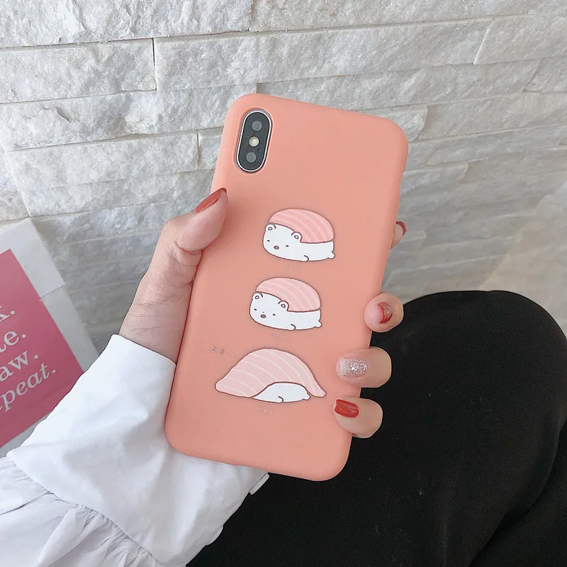 Милая зверушка Мишка корпус с рисунком силиконовый чехол для телефона s iPhone X XS MAX