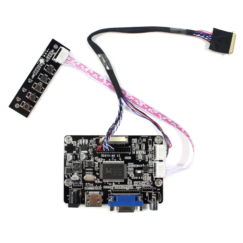 HD MI VGA AV ЖК дисплей плата контроллера KYV N5 V3 для 14 1 B140XW03 LP140WH1 TL 15 6 &quotB156XW02 B156XW04 LTN156AT17