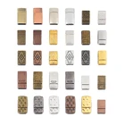 3 набора прочных плоские магнитные застежки для 10*2 мм плоский кожаный шнур в полоску сделай сам для браслетов, браслетов, ювелирных изделий, фурнитура