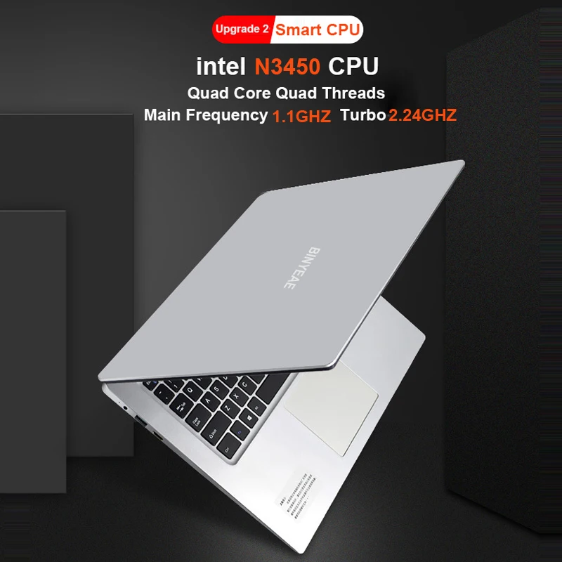 BINYEAE ноутбук 15 6 дюймовый ГБ ОЗУ 128 256 512 SSD ультрабук Игровые ноутбуки Intel N3450 Win10 IPS