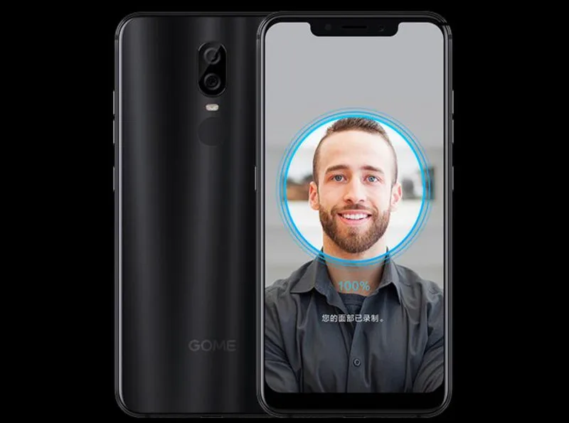 GOME U9, 6 ГБ ОЗУ, 64 Гб ПЗУ, смартфон, 6,18 дюймов, две sim-карты, MTK Helio P23, Voiceprint, отпечаток пальца, распознавание лица, 16,0 Мп телефон