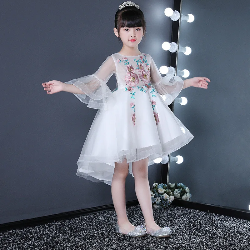 Элегантное великолевечерние ное вечернее Тюлевое платье с коротким рукавом и