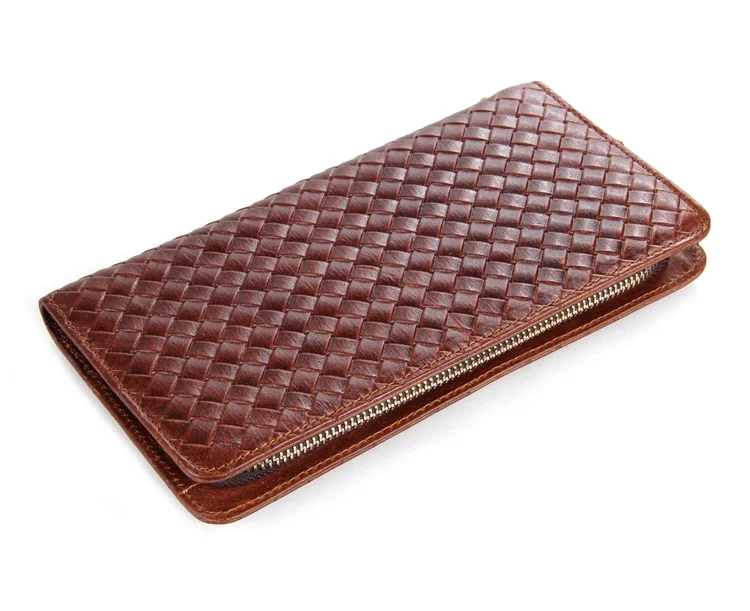 

Nesitu Genuine Leather Long Size Men Wallets Man Clutch Purse Credit Card Holder #M8068