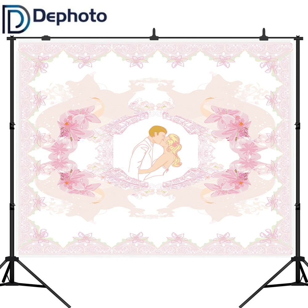 Фон для фотосъемки с изображением розовых цветов Фотофон фоновое оформление