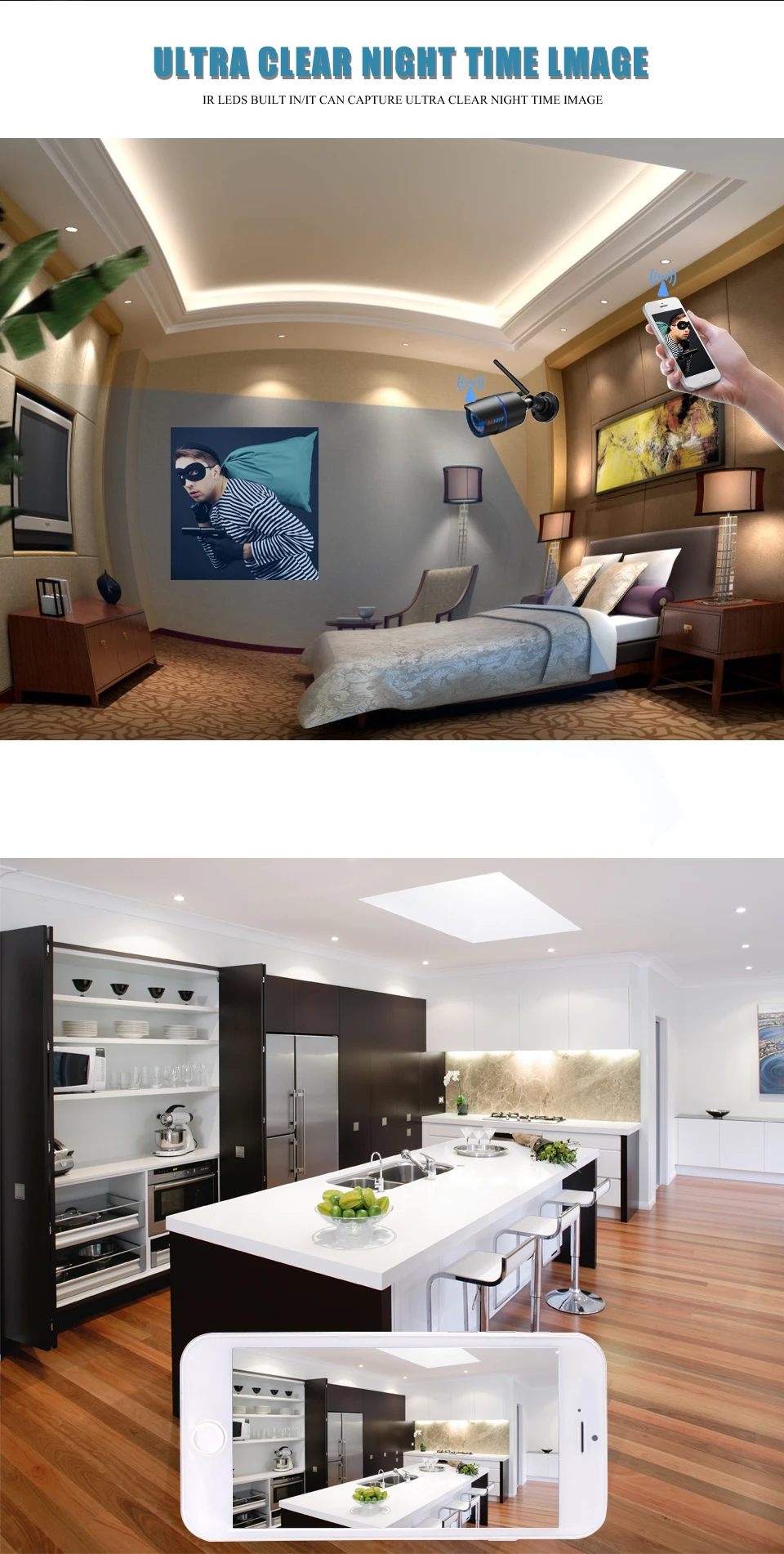 Besder Yoosee Wifi Ip CCTV камера 720P 960P 1080P Onvif P2P Черная пуля Безопасности уличная Ip камера беспроводная поддержка SD карта