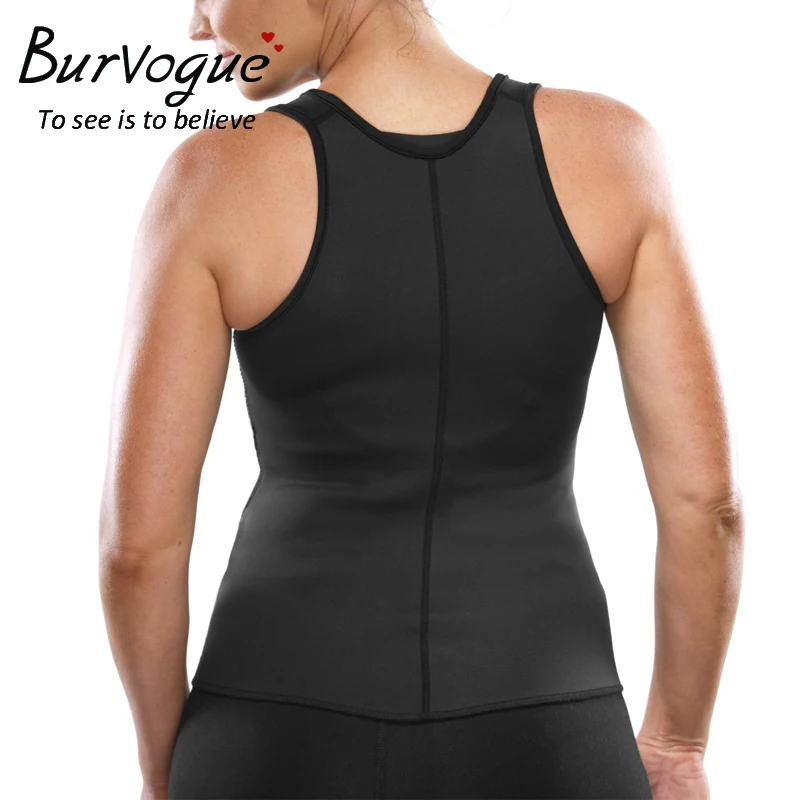 Неопреновый корректирующий жилет Burvogue для сауны Корректирующее белье талии