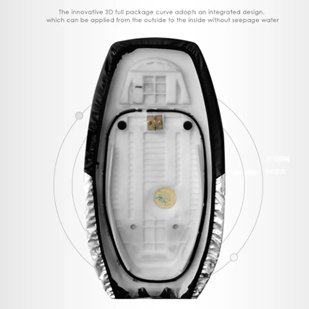 Защитные накладки на сиденья мотоцикла Vehemo из искусственной кожи ПВХ