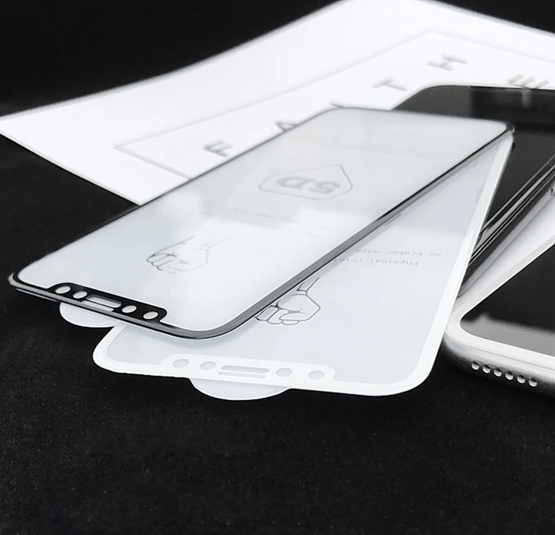 Защитное закаленное стекло 5D 6D с закругленными кромками для iPhone 11 Pro XS XR Max 25 шт. |