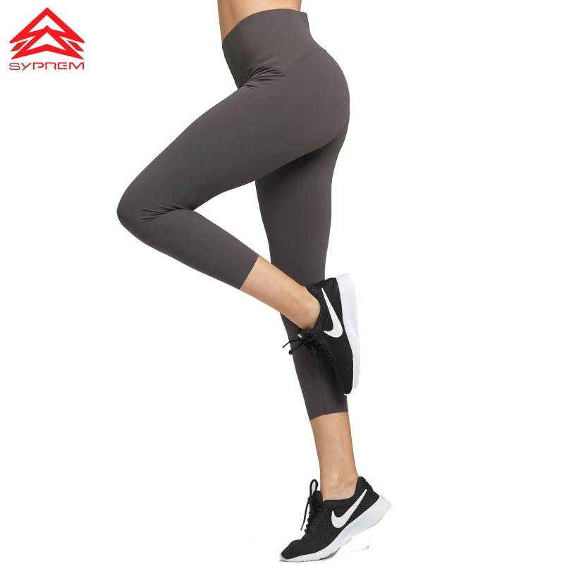 SYPREM Высокая талия штаны для йоги женские эластичность Тонкая зимняя спортивная