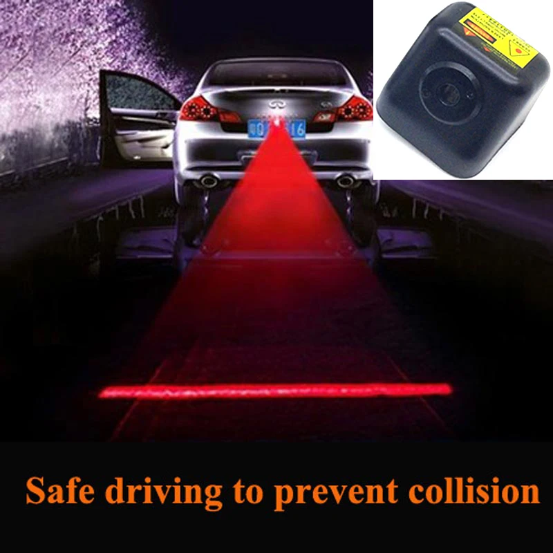 FUGSAME Newest Anti Collision Rear-end Car Laser Tail Fog Light Auto Brake Parking Lamp Rearing Warning | Автомобили и мотоциклы