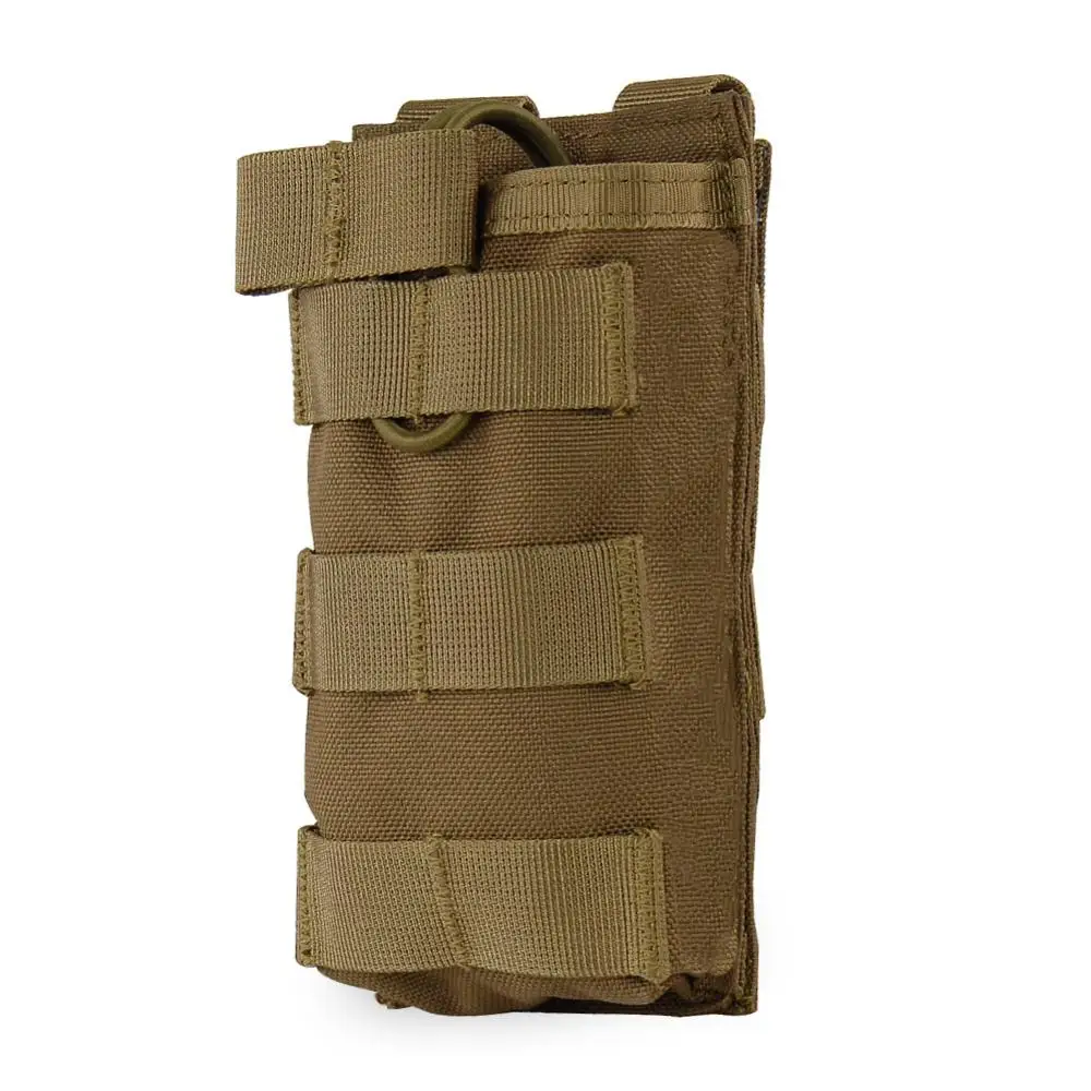 Tan Molle Системы подсумок тактический для страйкбола и пейнтбола Молле сумка 1000D нейлон AK M4 сумки для хранения - Цвет: Tan