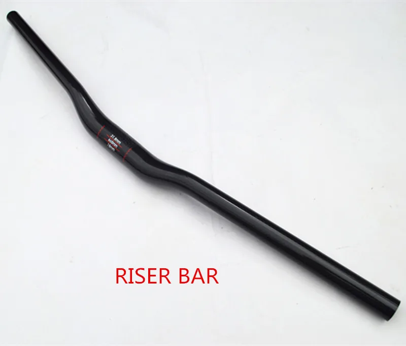 

full carbon fibre MTB riser bicycle handlebar Bike parts31.8*580-760mm 3k finish flat bars Riding equipment
