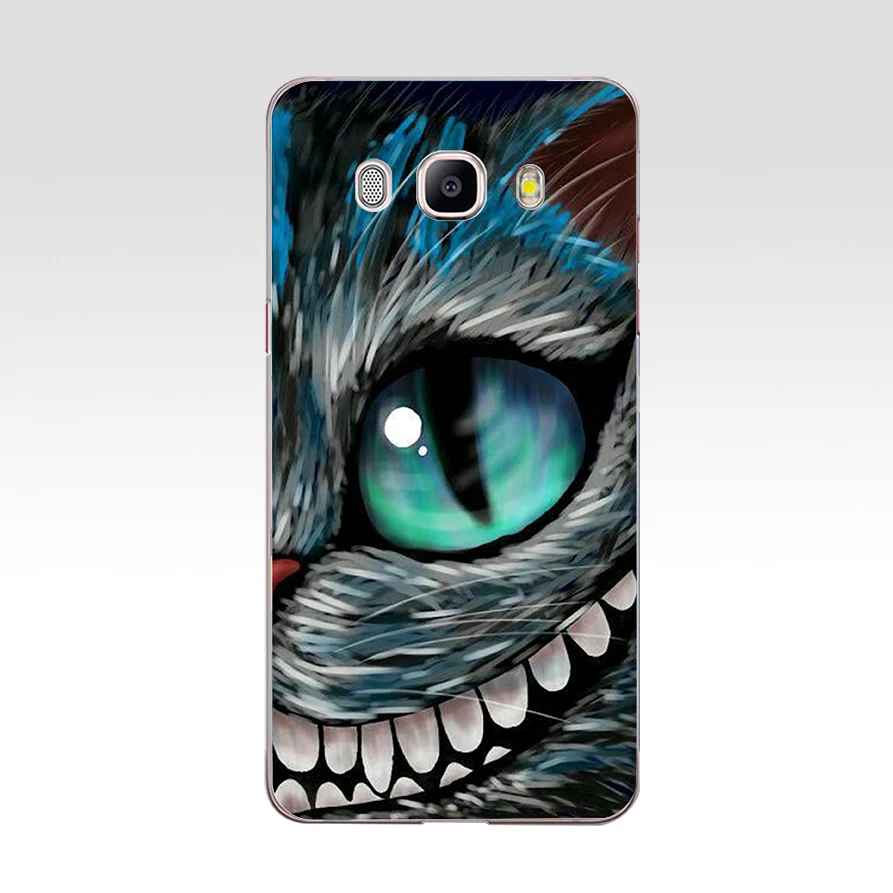 027 маска Чеширского кота из Алисы в стране чудес Мягкий Силиконовый ТПУ чехол для