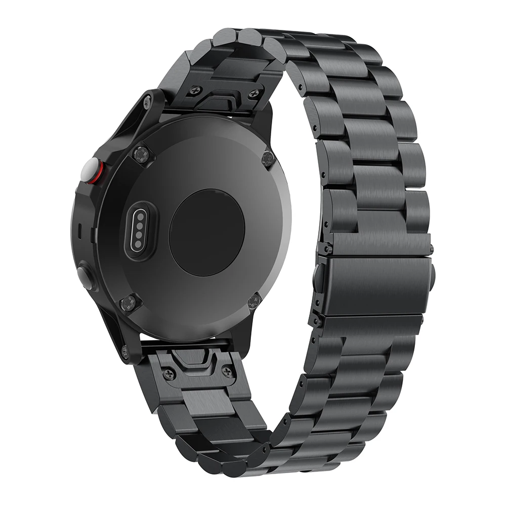 20 22 26 мм ремешок для часов из нержавеющей стали ремешок для Garmin Fenix 5 5S 5X Plus 3 3HR Forerunner 935 945 умный Браслет