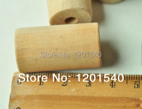100 шт./лот 15*35 мм diy необработанные деревянные бусины JW-008 | Украшения и аксессуары