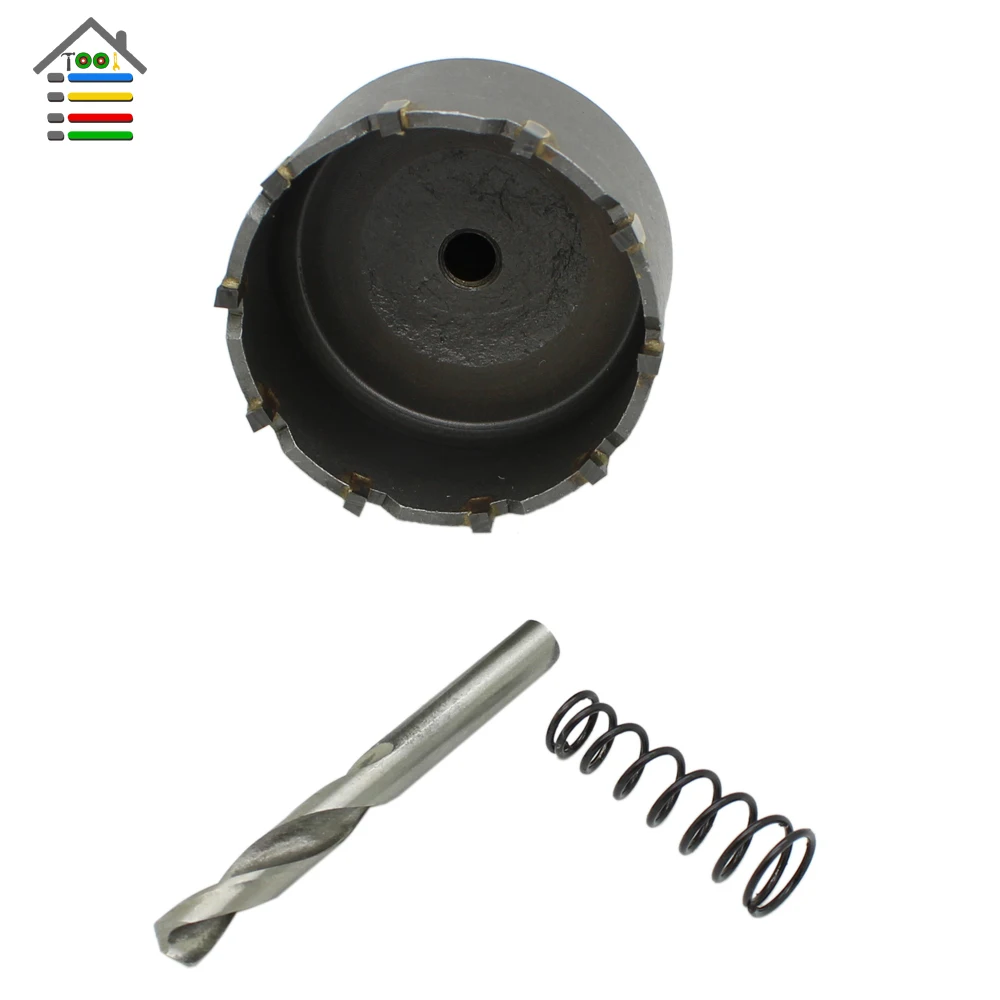 AUTOTOOLHOME 15 38 53 50 55 60 65 70 80 90 мм твердосплавное сверло с наконечником TCT Набор отверстий для сверления из нержавеющей стали и металлического сплава