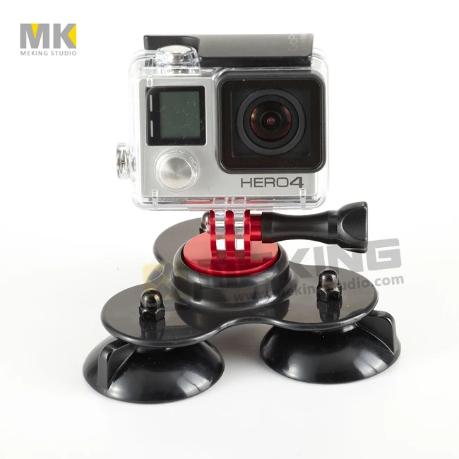 2014 Новое поступление аксессуары Gopro съемные низкоугольные присоски + Винт для GoPro
