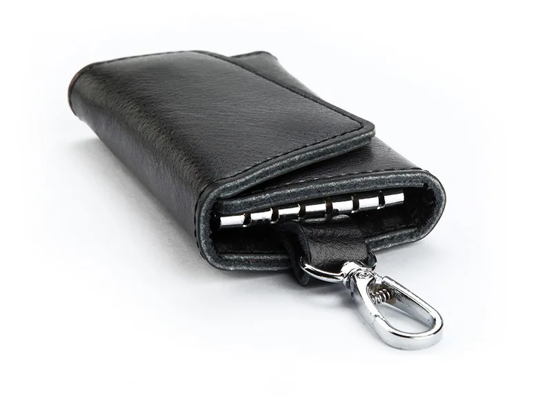 Верхний слой кожаный Автомобильный Брелок-кошелек брелок для ключей чехол CNYOWO