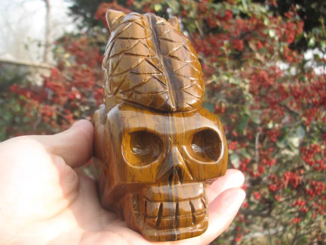 Натуральный красивый тигровый глаз резьба по камню исцеления хрустального