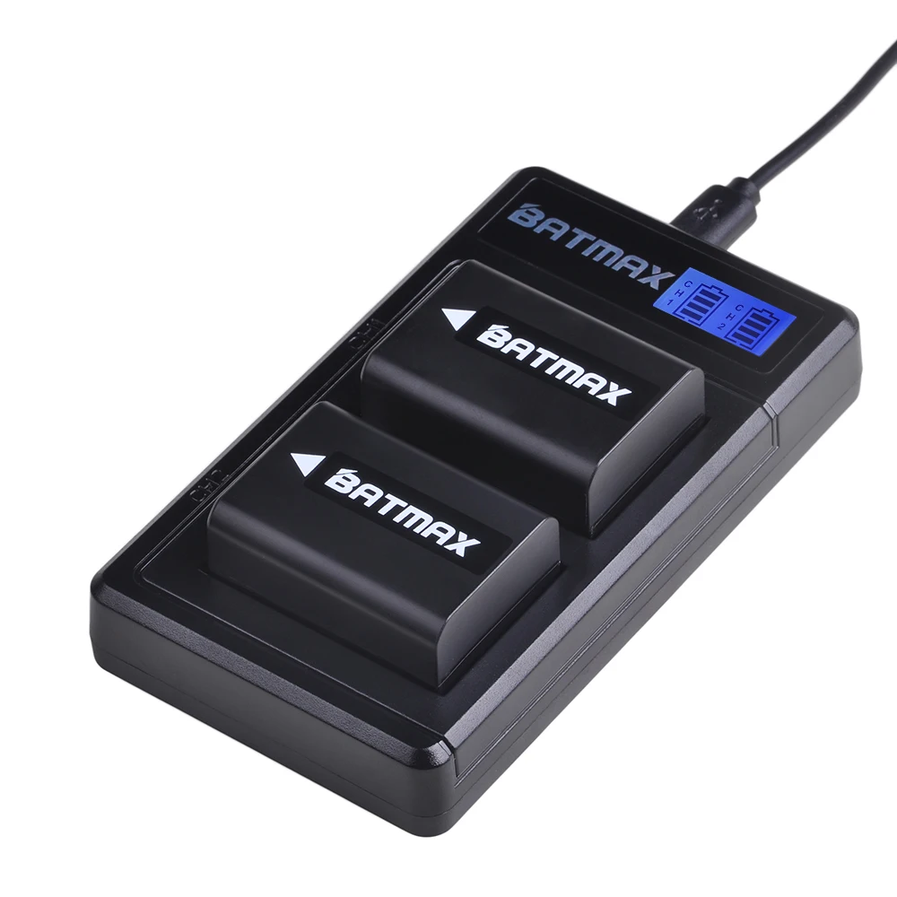 Для Sony NP FW50 NPFW50 ЖК дисплей USB двойное зарядное устройство для A3000 A5000 A5100 A6400 A33 A55 A7R