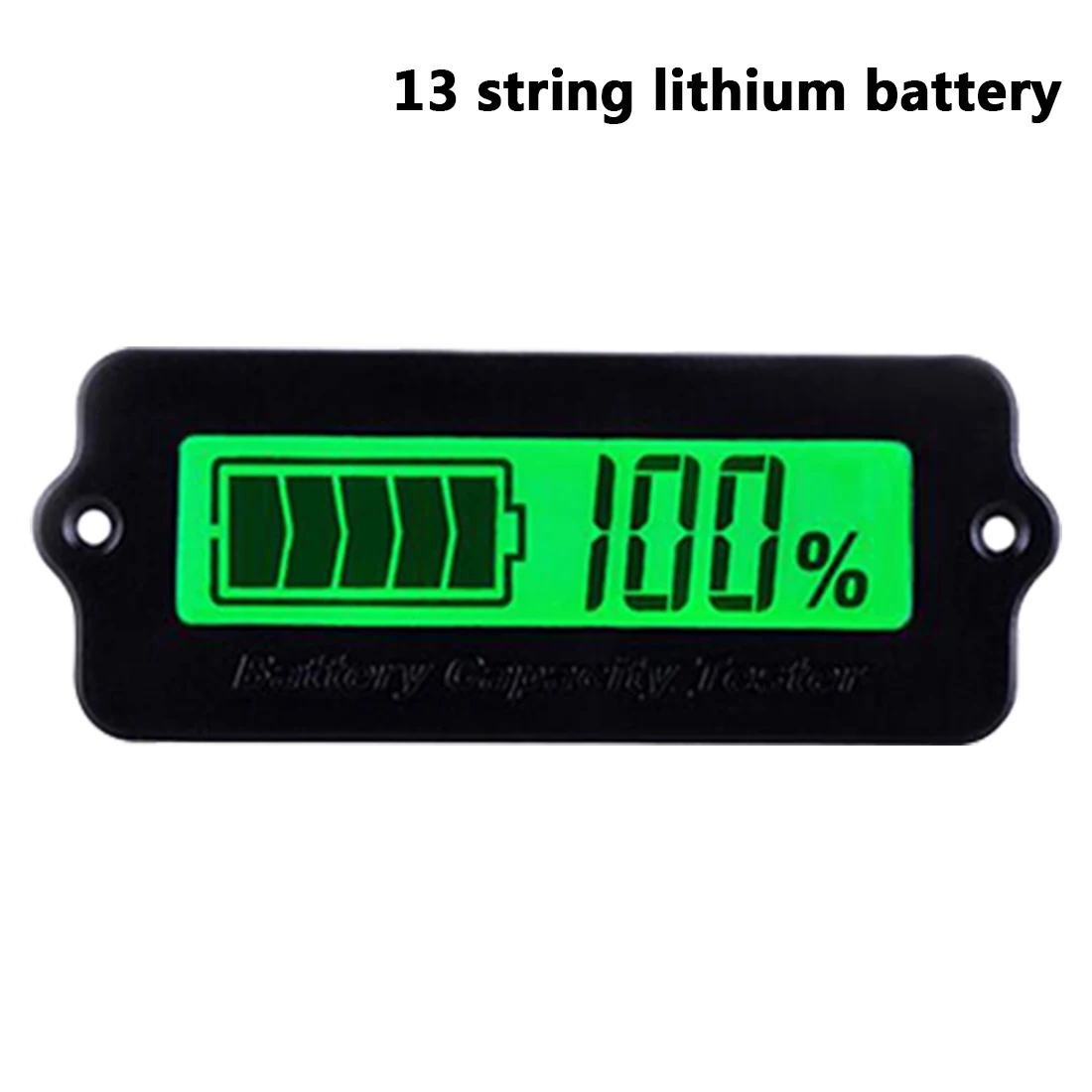 Новое поступление 12 V-48 V свинцово-кислотная литий синий ЖК-дисплей вольтметр Батарея Ёмкость индикатор тестер анализатор 12V 24v - Цвет: 13 string lithium ba