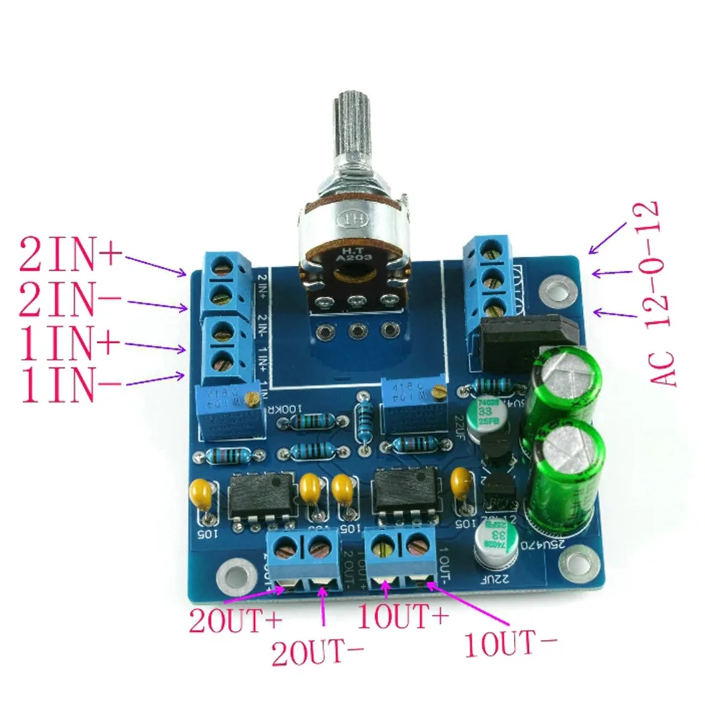 1 шт. новая мини-Плата усилителя P8 PREAMP 8 собранная LJM Audio | Электроника