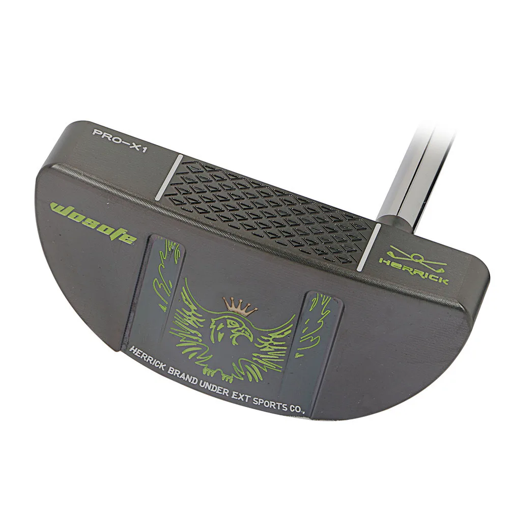 

golf clubs putter Semicircular shape men right handed Forged cnc steel Bending shaft face balance PVD black 2018 new