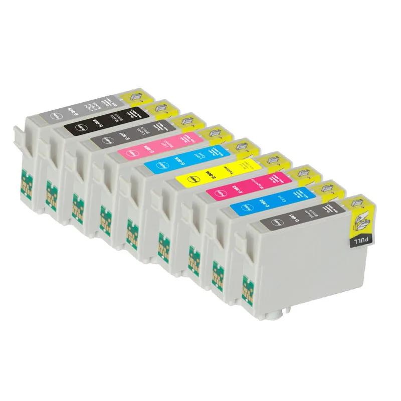 

Full Ink 9 PCS Ink Cartridge T0961 T0962 T0963 T0964 T0965 T0966 T0967 T0968 T0969 Printer for Epson Photo R2880 With Chip