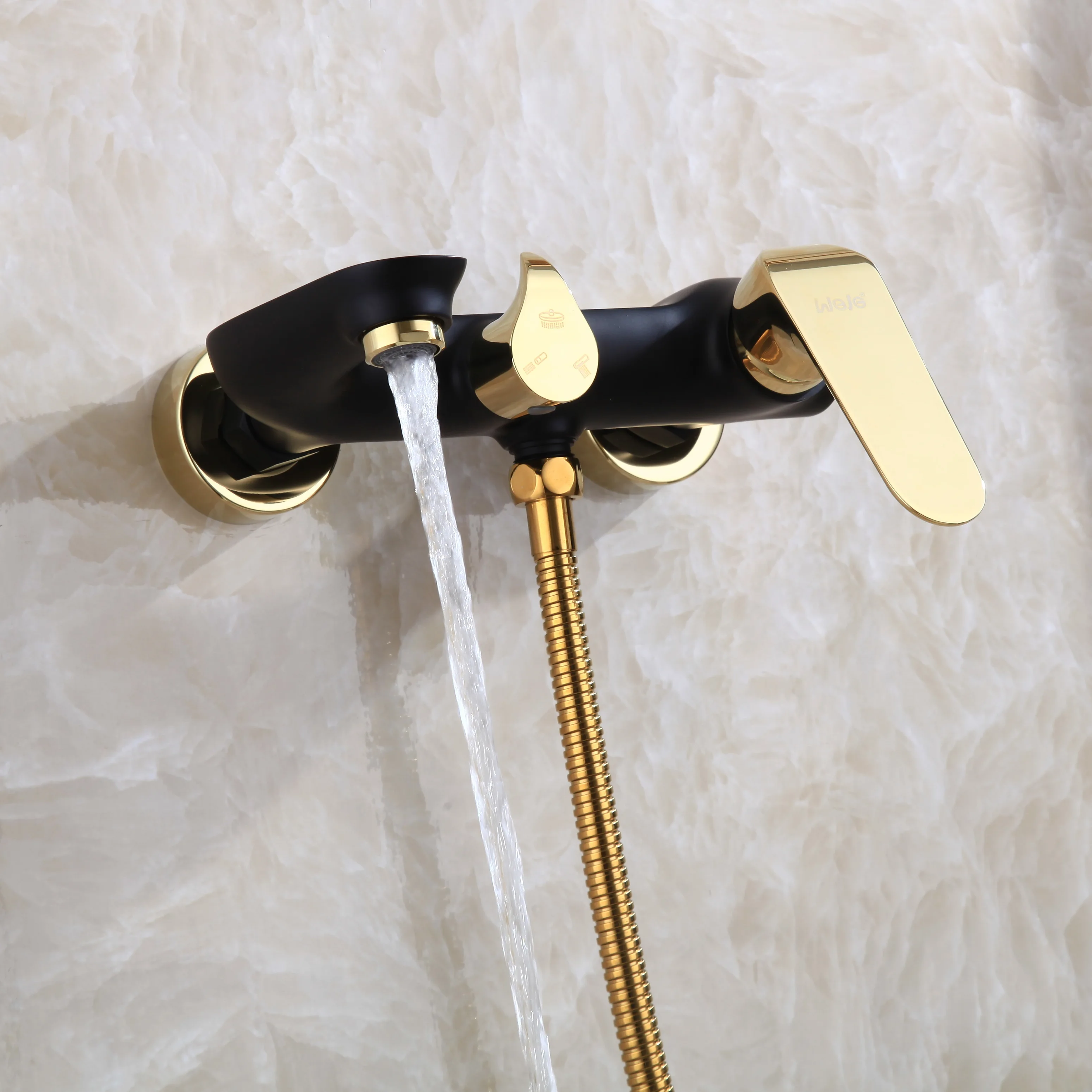 Все Медь черный золотой простой сборщик настенное крепление Ванная комната