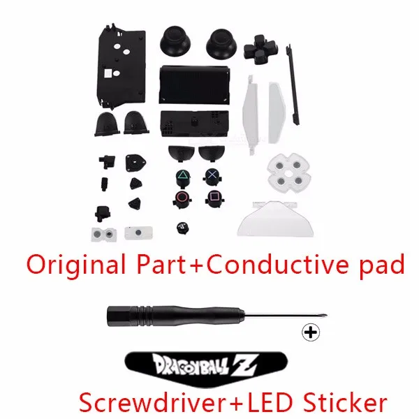 Стильный Желтый Полировка Пластиковых Геймпад Полный Дело Shell ТОП и Нижняя