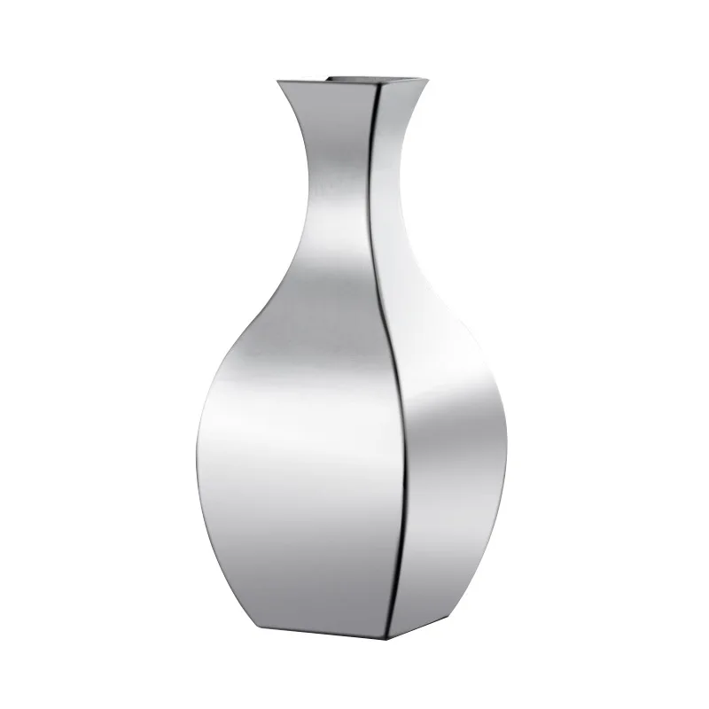 Ваза из нержавеющей стали 304 напольная для дома гостиной столешница Цветочная