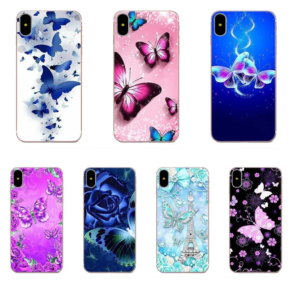 Красочный, крутой Бабочка для Huawei Mate 7 8 9 10 20 P8 P9 P10 P20 P30 Lite Plus Pro Чехлы Капа