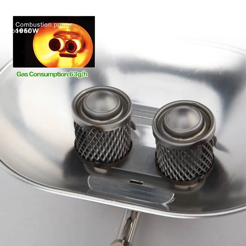 Двойная нагревательная плита инфракрасный обогреватель для кемпинга подогрев