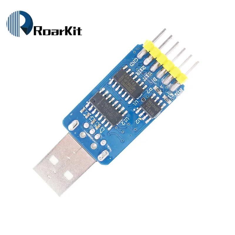 Шесть многофункциональных последовательных модулей 6 в 1 CP2102 usb Поворотная ТТЛ