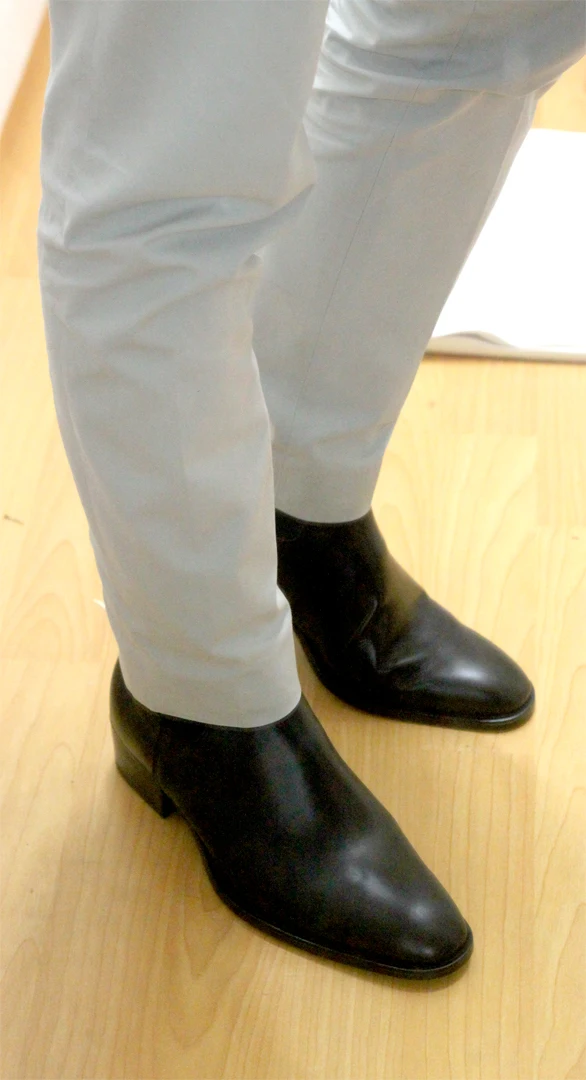 WPG/мужские ботинки-Челси большие размеры черные коричневые из натуральной кожи |