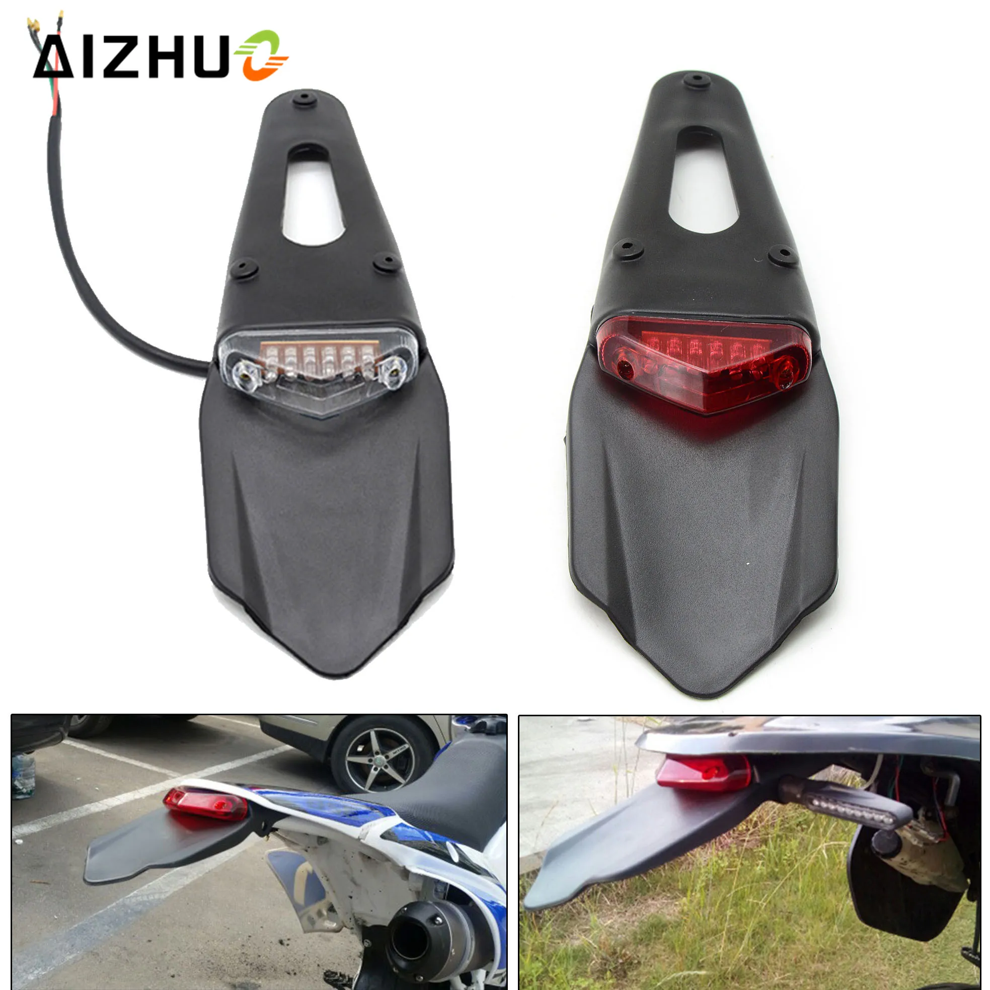 Руль Fatbar для мотоцикла заднее крыло стоп Enduro задний фонарь сигнала поворота CR EXC