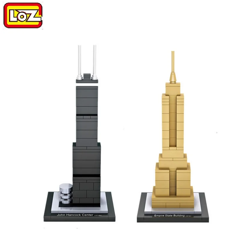 2016 новинка LOZ Алмазные архитектурные блоки DIY строительные игрушки маленькая