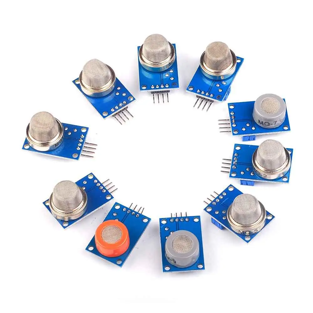 Газовый Сенсор модуль MQ 2 3 4 5 6 7 8 9 135 детектор дыма метана сжиженного для Arduino diy