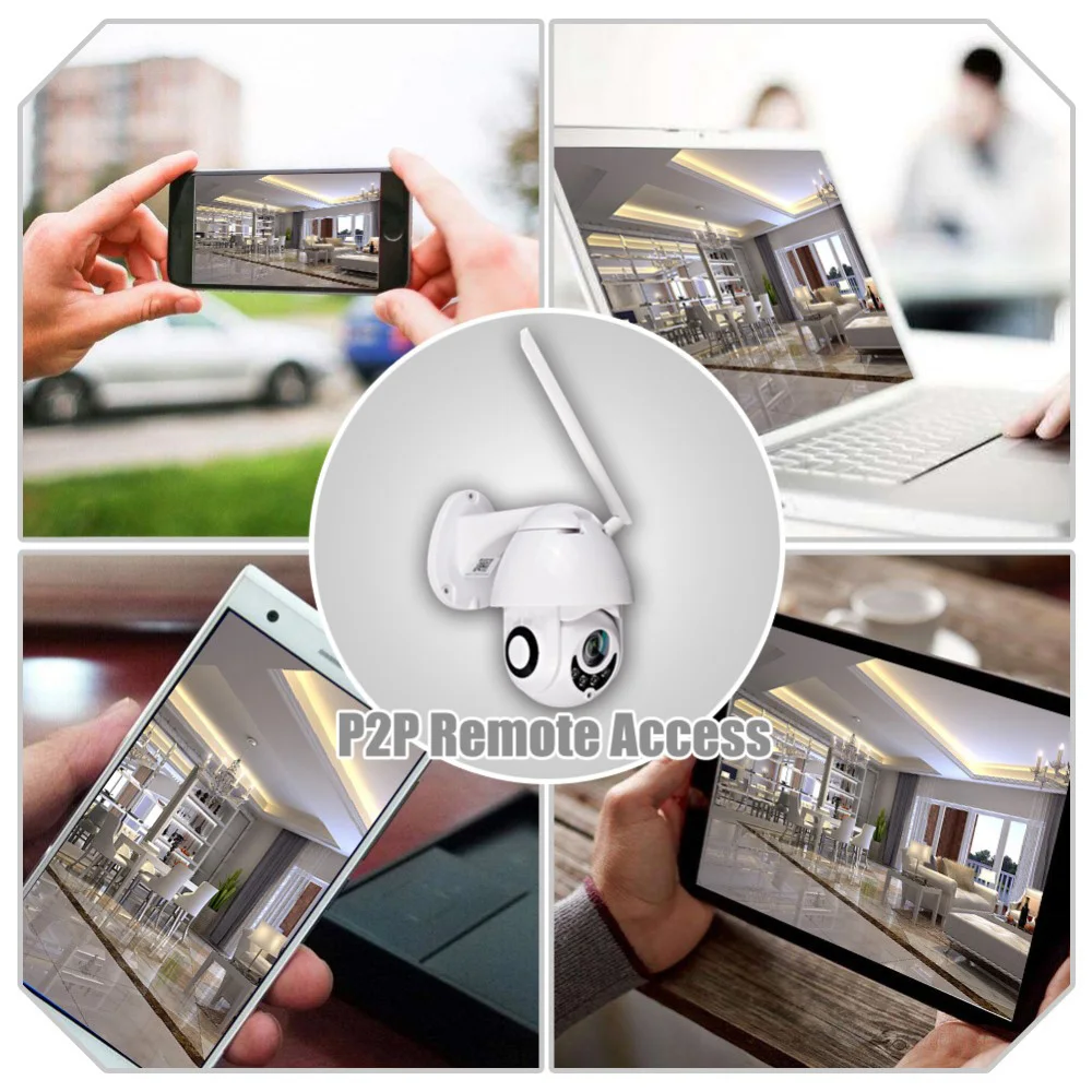 Беспроводная ip-камера WiFi 2MP 1080P PTZ скорость купольная CCTV ИК ONVIF камера наружного видеонаблюдения ipCam Camara внешняя
