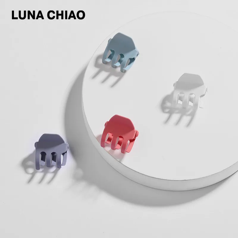 1 LUNA CHIAO модные аксессуары для волос матовые цвета коготь для волос женский мини цветной металлический Когти для волос - Окраска металла: 1