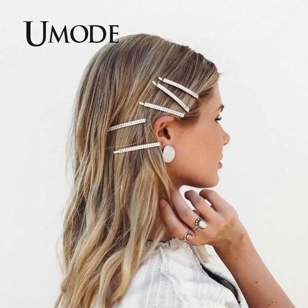UMODE жемчужные заколки для волос, заколки для волос, китайская ручная работа, заколка для волос, ювелирные изделия для женщин, свадебные винтажные модные трендовые аксессуары