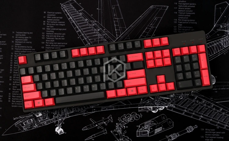 Набор ключей с вишневым колпачком 139 ключа PBT Вишневый профиль для xd60 xd64 eepw84 xd84 zz96