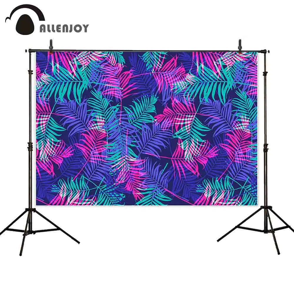 Allenjoy фотосессия художественный абстрактный цвет тропический лист узор летний